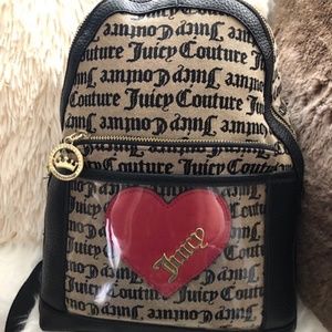 Juicy Couture Medium Logo Backpack with removable pouch